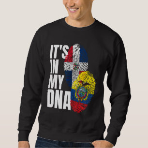 Ecuadorianische und dominikanische DNA-Fahne Herit Sweatshirt