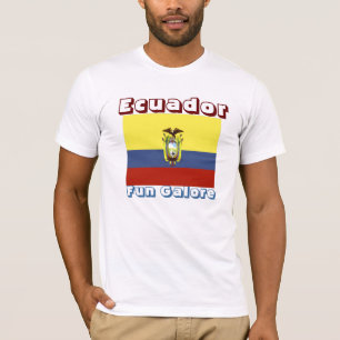 Ecuadors Männergalore mit T - Shirt