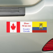 ecuaradorianisch-kanadische Autoaufkleber (Auf Auto)