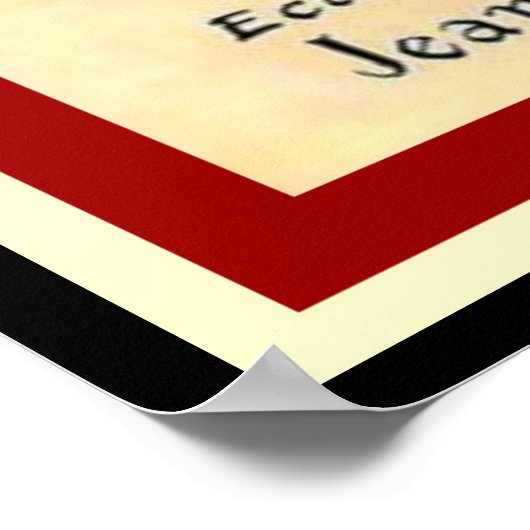 Ecusson Vintag Parfum Ad Poster (Ecke)