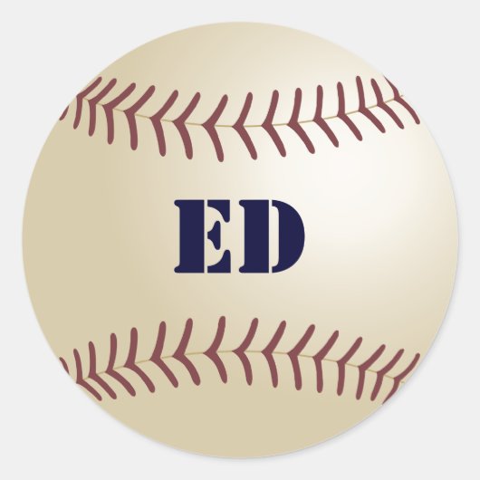 Ed Baseball Stickers / Umschlag Aufkleber (Vorderseite)