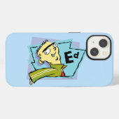 Ed Charakter-Grafik iPhone Hülle (Rückseite (Horizontal))