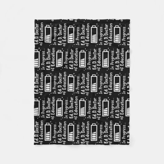 Ed D Doctor of Education Doctoral Degree Fleecedecke (Vorderseite)