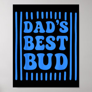 Ed Dads Bud Jungen Jugend Kinder Vatertag Poster