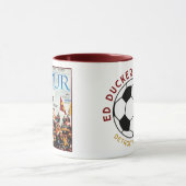 Ed Ducker Forever! Kastanienbraun Tasse (Zentrum)