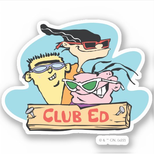 Ed, Edd, n Eddy - Club Ed Aufkleber (Vorderseite)
