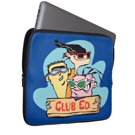 Ed, Edd, n Eddy - Club Ed Laptopschutzhülle (Vorne Rechts)