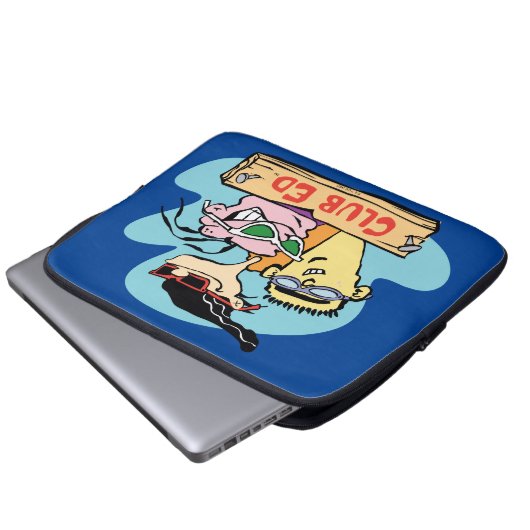 Ed, Edd, n Eddy - Club Ed Laptopschutzhülle (Vorne Knopf)