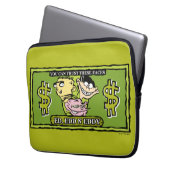Ed, Edd, n Eddy Dollar Bill Laptopschutzhülle (Vorderseite Links)