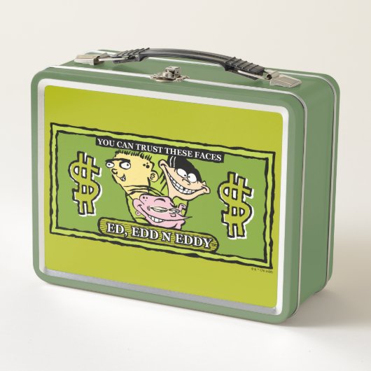 Ed, Edd, n Eddy Dollar Bill Metall Brotdose (Vorderseite)