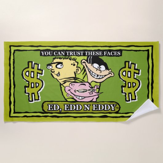 Ed, Edd, n Eddy Dollar Bill Strandtuch (Vorderseite)