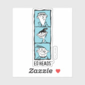 Ed, Edd, n Eddy - Ed Heads Aufkleber (Blatt)