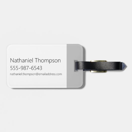 Ed, Edd, n Eddy - Ed Heads Gepäckanhänger (Rückseite horizontal)