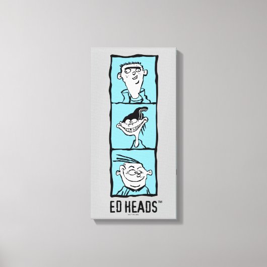 Ed, Edd, n Eddy - Ed Heads Leinwanddruck (Vorderseite)