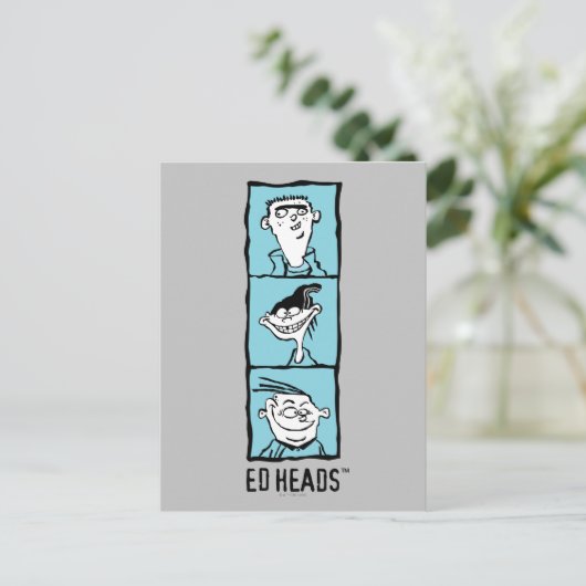 Ed, Edd, n Eddy - Ed Heads Postkarte (Stehend Vorderseite)