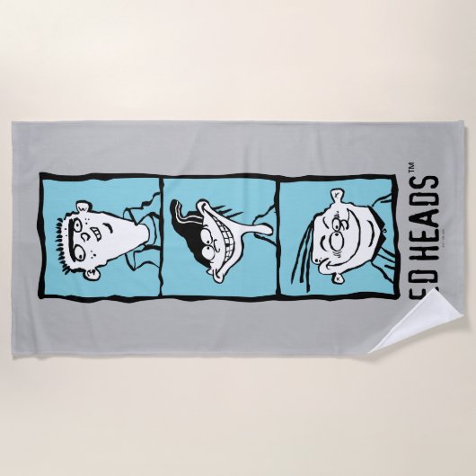Ed, Edd, n Eddy - Ed Heads Strandtuch (Vorderseite)