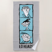 Ed, Edd, n Eddy - Ed Heads Strandtuch (Vorderseite)