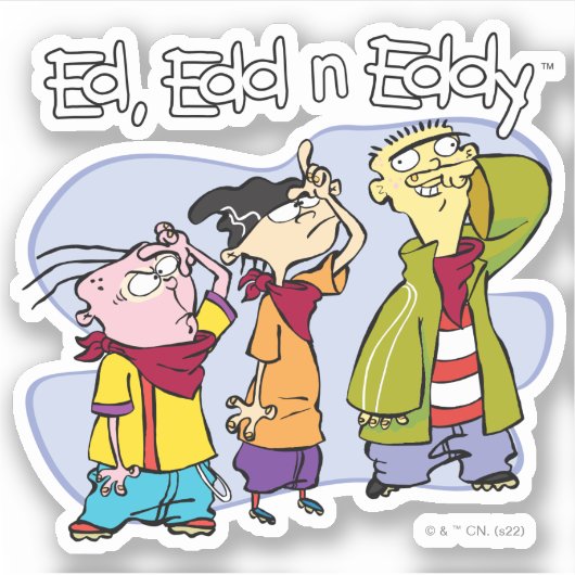 Ed, Edd, n Eddy Hand Signs Aufkleber (Vorderseite)