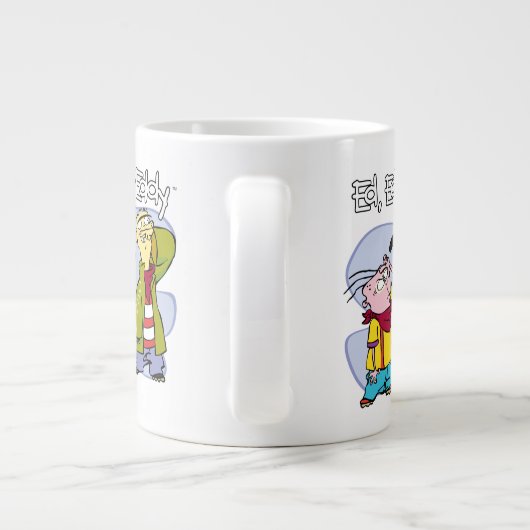 Ed, Edd, n Eddy Hand Signs Jumbo-Tasse (Rückseite)