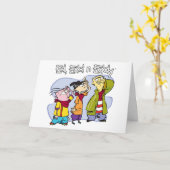 Ed, Edd, n Eddy Hand Signs Karte (Gelbe Blume)