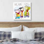 Ed, Edd, n Eddy Hand Signs Leinwanddruck (Insitu (Schlafzimmer))