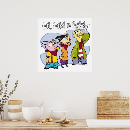 Ed, Edd, n Eddy Hand Signs Poster (Küche)
