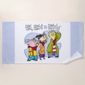 Ed, Edd, n Eddy Hand Signs Strandtuch (Vorderseite)