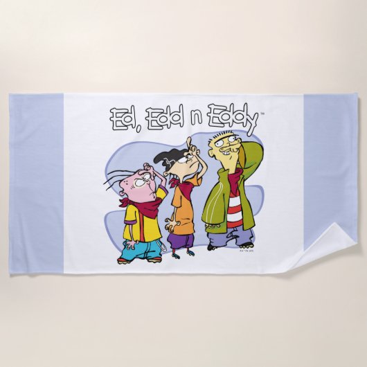 Ed, Edd, n Eddy Hand Signs Strandtuch (Vorderseite)