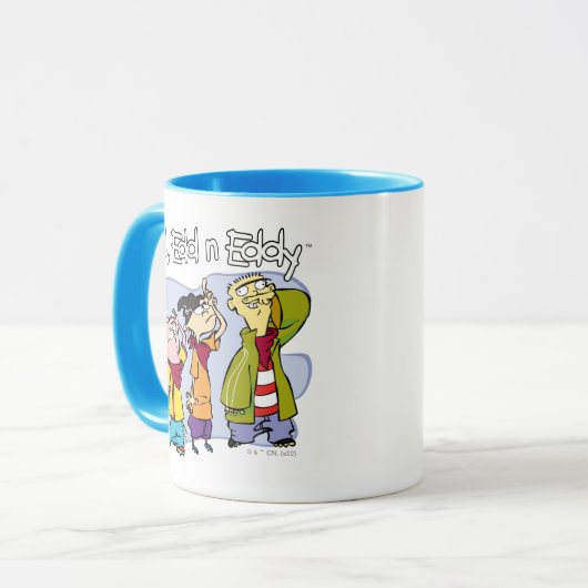 Ed, Edd, n Eddy Hand Signs Tasse (Vorderseite Links)