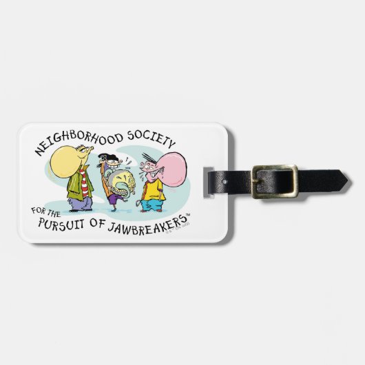 Ed, Edd, n Eddy - Jawbreakers Gepäckanhänger (Vorderseite horizontal)