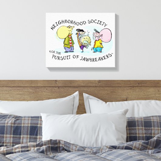 Ed, Edd, n Eddy - Jawbreakers Leinwanddruck (Insitu (Schlafzimmer))