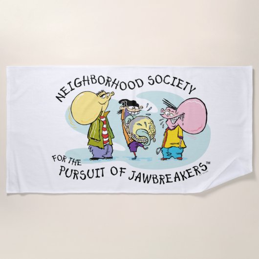 Ed, Edd, n Eddy - Jawbreakers Strandtuch (Vorderseite)
