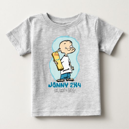 Ed, Edd, n' Eddy Jonny 2x4 und Plank Baby T-shirt (Vorderseite)