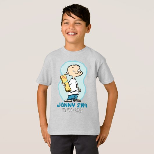 Ed, Edd, n' Eddy Jonny 2x4 und Plank T-Shirt (Vorne ganz)