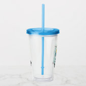 Ed, Edd, n Eddy on a Bike Acryltrinkbecher (Rechts)