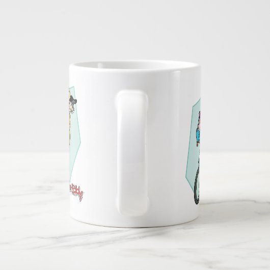 Ed, Edd, n Eddy on a Bike Jumbo-Tasse (Rückseite)