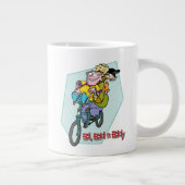 Ed, Edd, n Eddy on a Bike Jumbo-Tasse (Rechts)