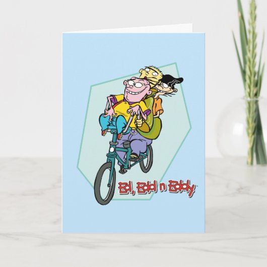 Ed, Edd, n Eddy on a Bike Karte (Vorderseite)