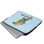 Ed, Edd, n Eddy on a Bike Laptopschutzhülle (Vorne Knopf)