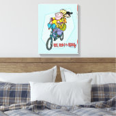 Ed, Edd, n Eddy on a Bike Leinwanddruck (Insitu (Schlafzimmer))