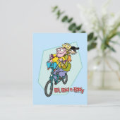 Ed, Edd, n Eddy on a Bike Postkarte (Stehend Vorderseite)