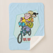 Ed, Edd, n Eddy on a Bike Sherpadecke (Vorderseite)
