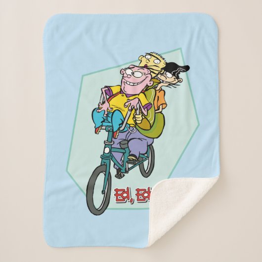 Ed, Edd, n Eddy on a Bike Sherpadecke (Vorderseite)