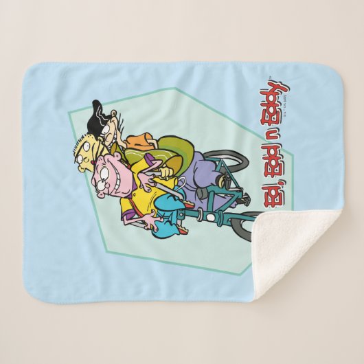 Ed, Edd, n Eddy on a Bike Sherpadecke (Vorderseite (Horizontal))