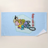 Ed, Edd, n Eddy on a Bike Strandtuch (Vorderseite)
