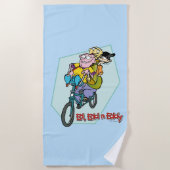 Ed, Edd, n Eddy on a Bike Strandtuch (Vorderseite)