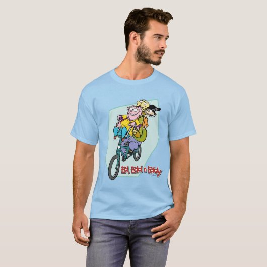 Ed, Edd, n Eddy on a Bike T-Shirt (Vorne ganz)