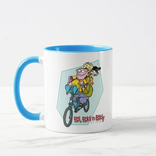 Ed, Edd, n Eddy on a Bike Tasse (Links)