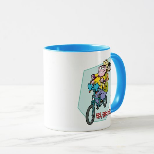 Ed, Edd, n Eddy on a Bike Tasse (VorderseiteRechts)