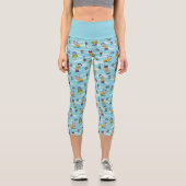 Ed, Edd, n Eddy Pattern Capri Leggings (Vorderseite)